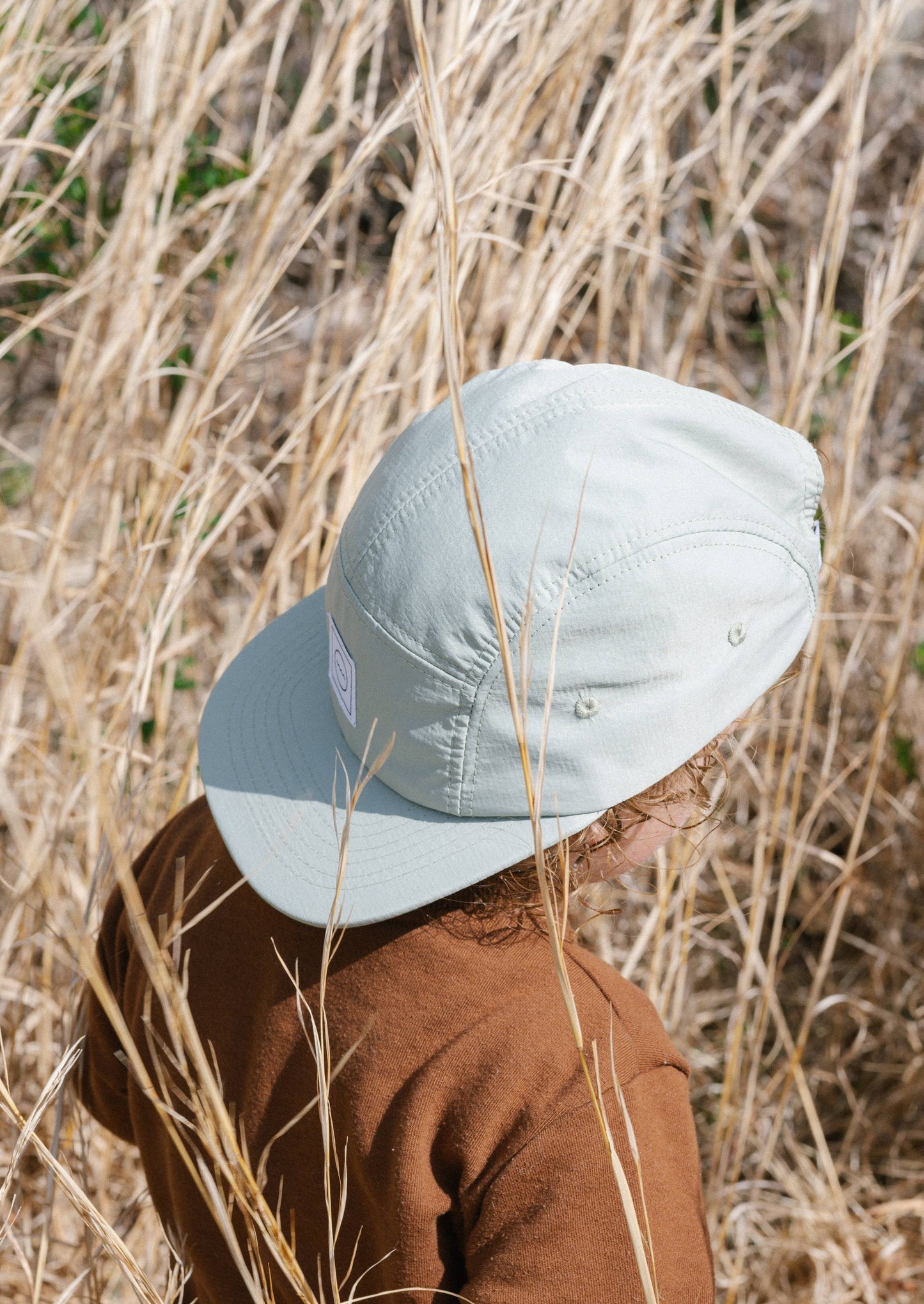 Waterproof Five-Panel Hat in Sea Foam