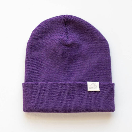 Seaslope - Made In USA- Plum Beanie- Multi Sizes: Infant/Toddler (Fits Ages 0-4)