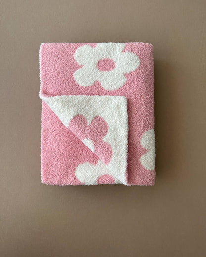 Daisy Baby Blanket-Pink