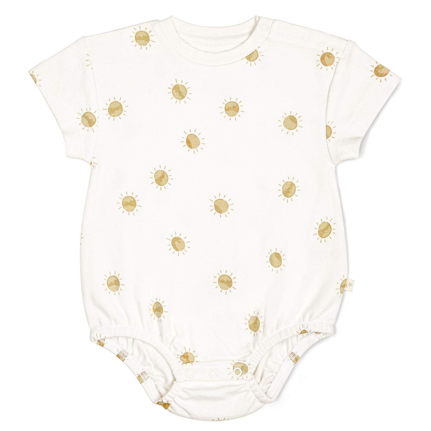 Organic Bubble Romper - Sunshine