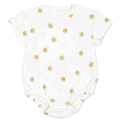 Organic Bubble Romper - Sunshine