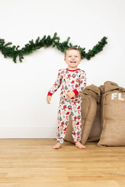 Milk and Cookies Christmas Pajamas