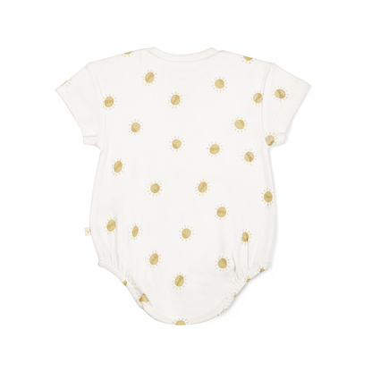 Organic Bubble Romper - Sunshine