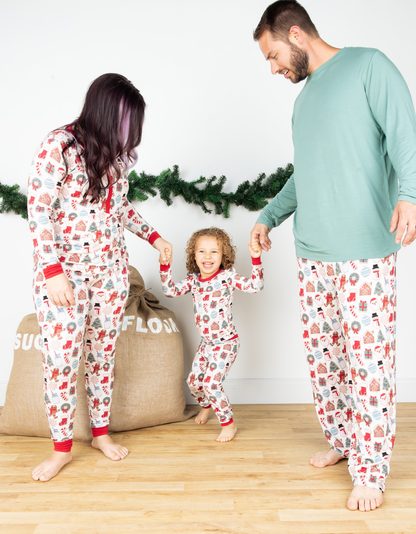 Milk and Cookies Christmas Mens Pajamas Pants