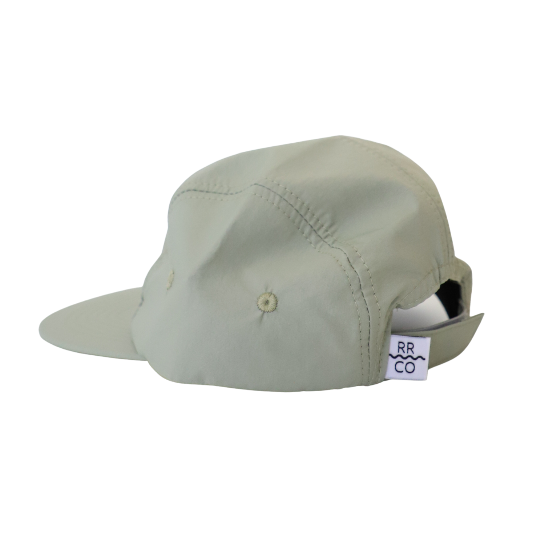 Waterproof Five-Panel Hat in Sea Foam