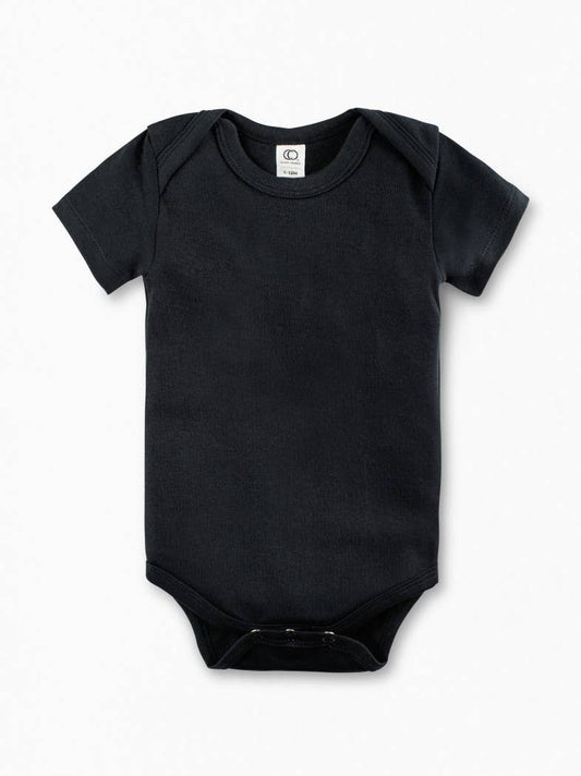 Short Sleeve Bodysuit - Black