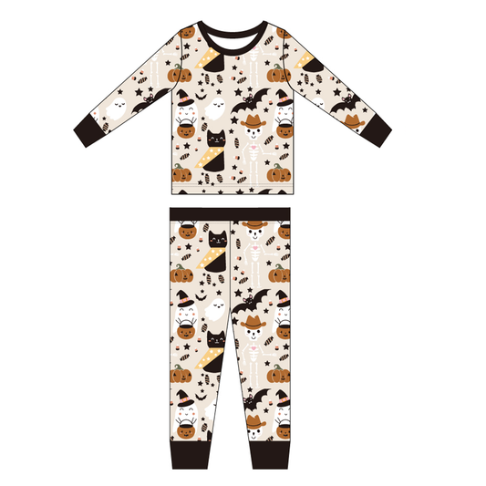 Spooky Cute Halloween Kids Pajama Set