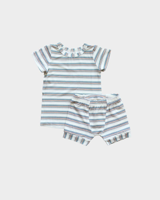 Summer Lounge Set in Boy's Vintage Stripe