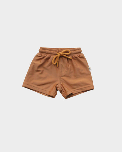 Boy's Swim Shorts - Butterscotch