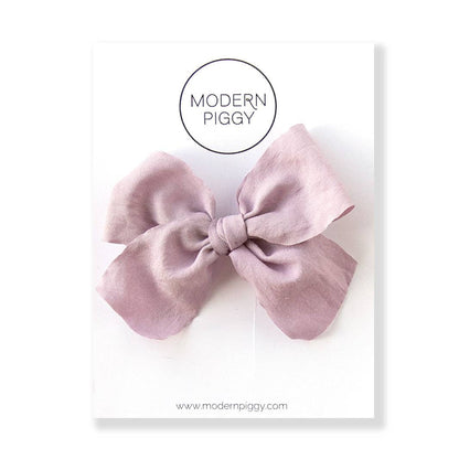 Smokey Lavender Ribbon Bow